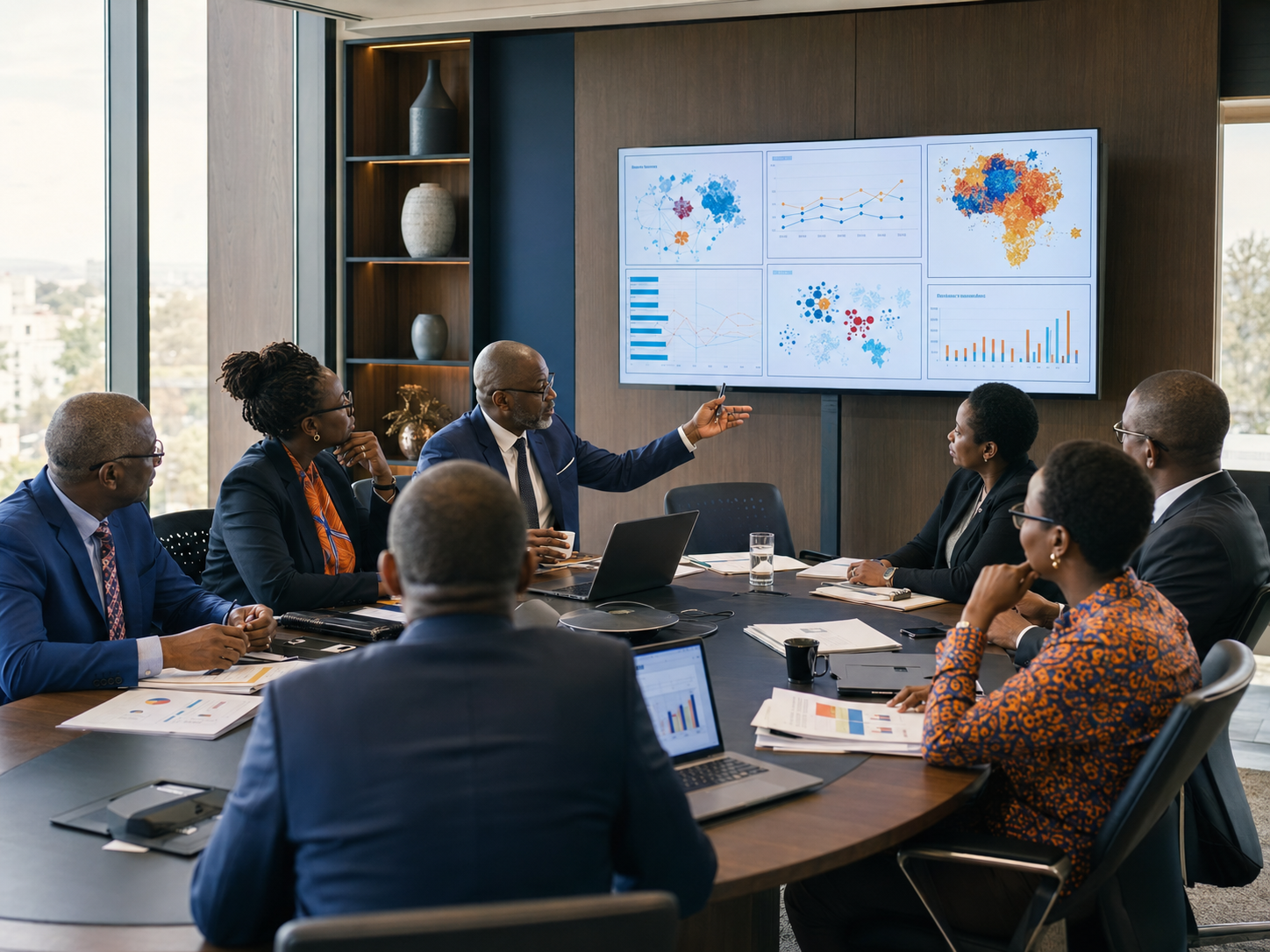 Banking and regulatory leaders reviewing complaint intelligence
